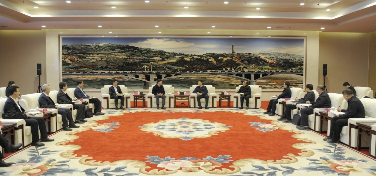 陜西省委常委、延安市委書記趙剛會見嚴(yán)鑒鉑董事長一行